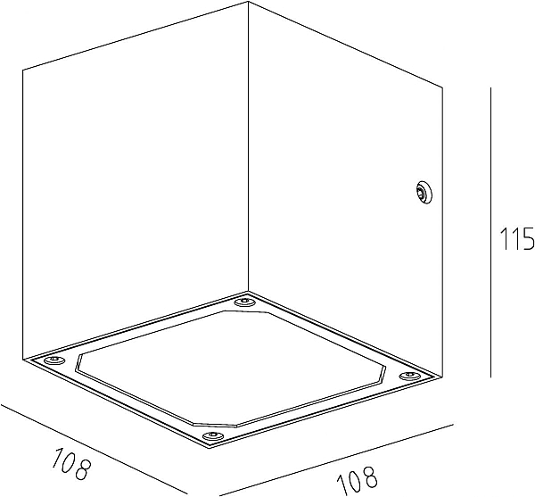 Уличный настенный светильник Deko-Light Cubodo 731015