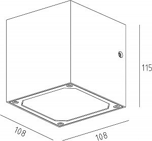 Уличный настенный светильник Deko-Light Cubodo 731024