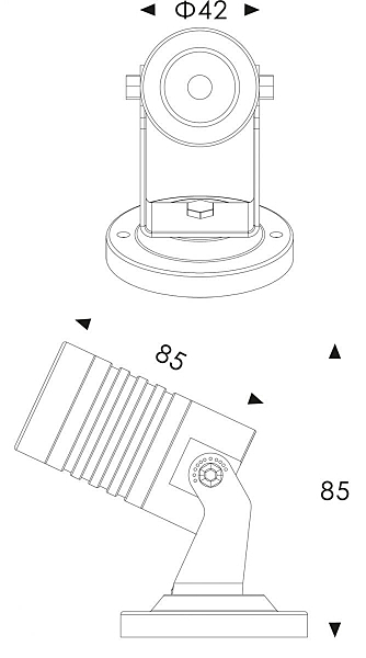 Уличный настенный светильник Deko-Light Mini I WW 732036