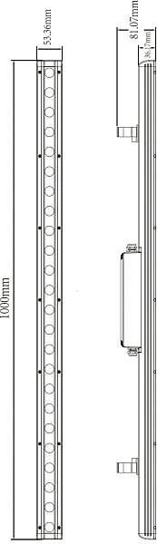 Уличный настенный светильник Deko-Light Wallwasher Caph 732066