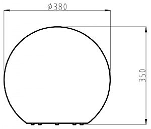 Уличный наземный светильник Deko-Light Ball light 836930