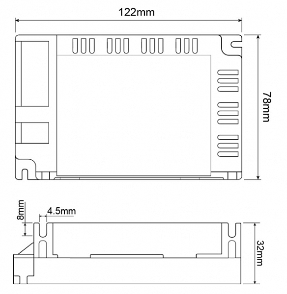 Блок питания с интеграцией в сеть DCV-12V/40W Dali Deko-Light Dali 843277