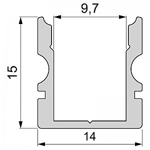 U-Профиль Deko-Light AU-02-08 970100