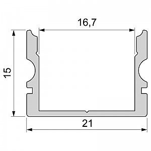 U-Профиль Deko-Light AU-02-15 970161