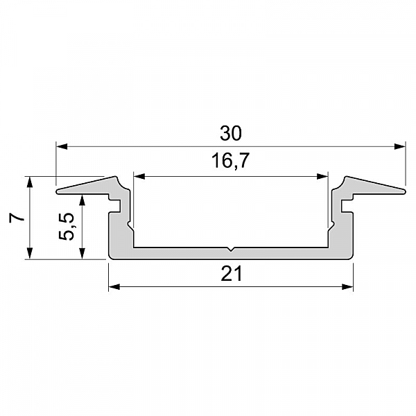 T-Профиль Deko-Light ET-01-15 975061