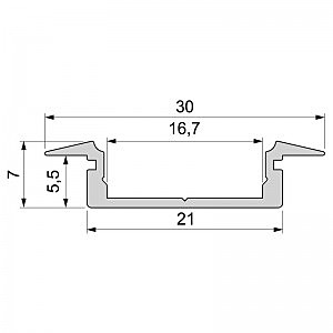 T-Профиль Deko-Light ET-01-15 975061