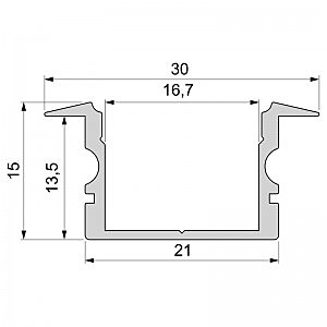 T-Профиль Deko-Light ET-02-15 975165