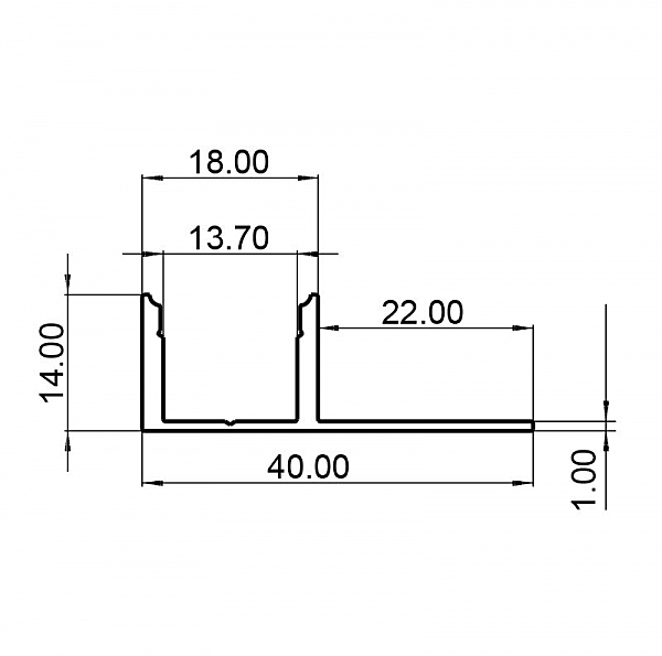 Профиль Deko-Light EL-03-12 975360