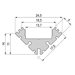Угловой профиль Deko-Light 975412