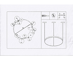 Подвесная люстра KINK Light Иона 07608-15,19