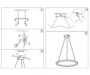 Светильник подвесной KINK Light Тор 08228,01(4000K)