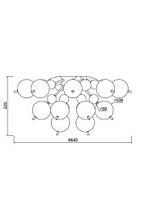Потолочная люстра Maytoni Bolla MOD133CL-04BS