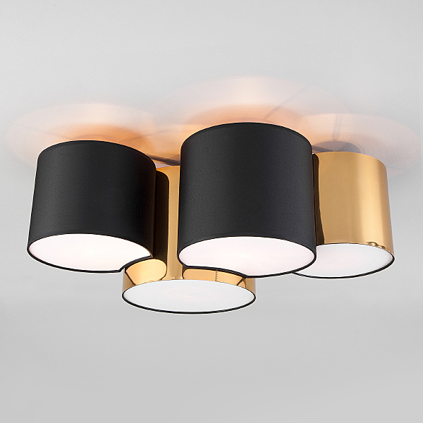 Потолочная люстра TK Lighting Mona 3446 Mona Black/Gold