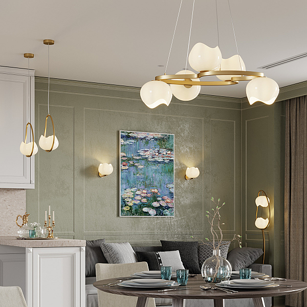 Светильник подвесной Odeon Light EXCLUSIVE Waterlily 4873/1