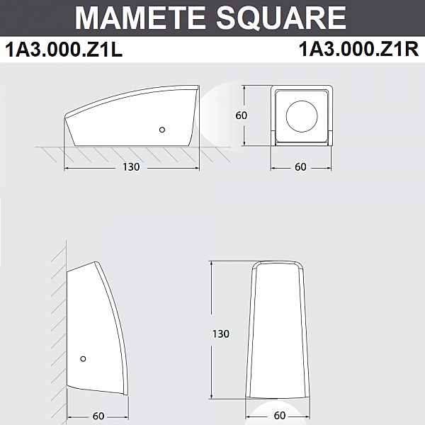 Уличный настенный светильник Fumagalli Mamete 1A3.000.000.AXZ1L