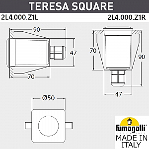 Уличный встраиваемый Fumagalli Teresa 2L4.000.000.LXZ1L