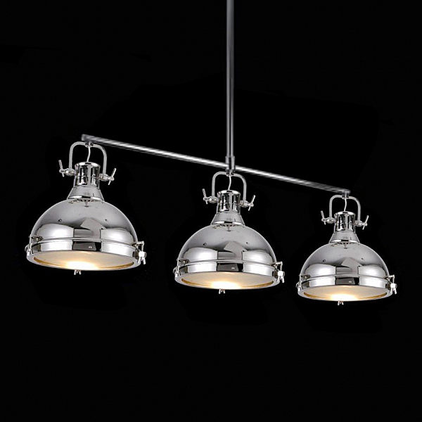 Светильник подвесной Delight Collection Loft KM031-3 nickel