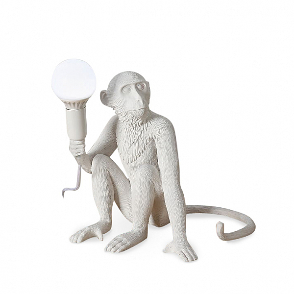 Декоративная лампа Delight Collection Monkey 9133T1 white