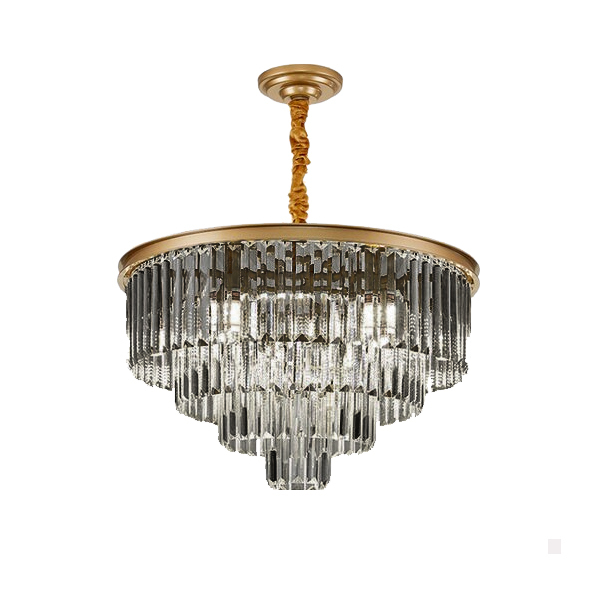 Подвесная люстра Delight Collection 1920s Odeon 9513P/600R gold/smoky