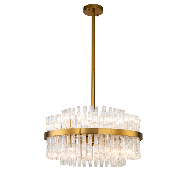 Люстра на штанге Delight Collection KG0907P KG0907P-8A brass