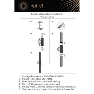 Настенный светильник Aployt Brynia APL.307.21.02