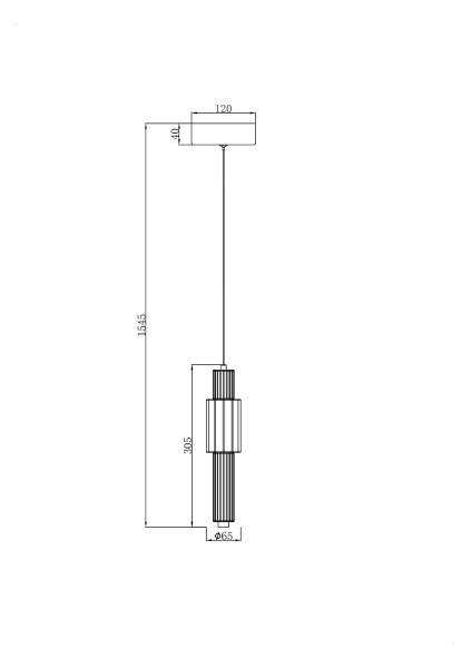 Светильник подвесной Maytoni Verticale MOD308PL-L9CG3K