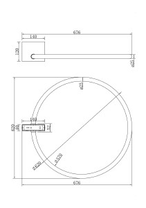 Светильник потолочный Maytoni Anillo MOD315CL-L25CH3K