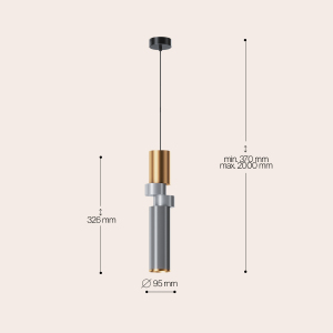 Светильник подвесной Maytoni Palette MOD303PL-01CFL3