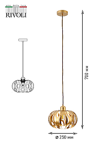 Светильник подвесной Rivoli Mitzi 4079-201