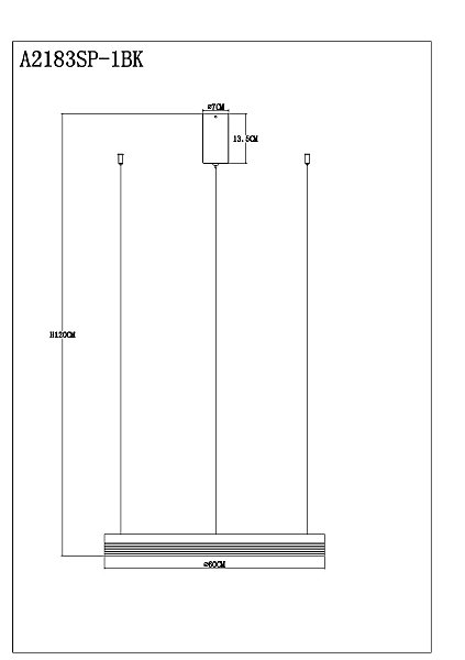 Подвесная люстра Arte Lamp Mercury A2183SP-1BK