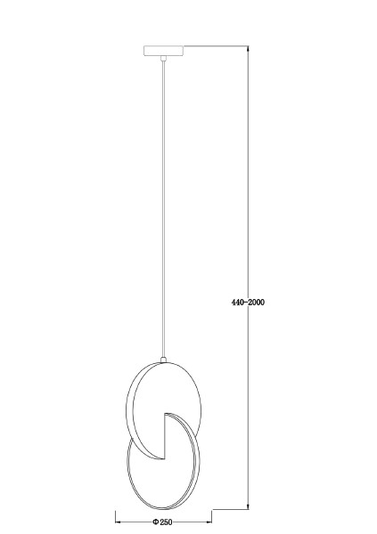 Светильник подвесной Freya Nova FR6002PL-L15BS