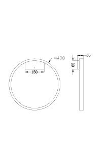 Настенный светильник Maytoni Rim MOD058WL-L25B4K