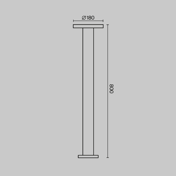 Уличный наземный светильник Maytoni Wald O420FL-L12GF1