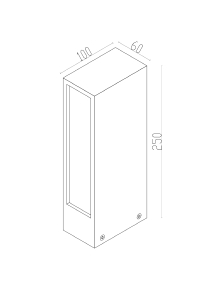 Уличный наземный светильник Maytoni Hof O422FL-L6GF