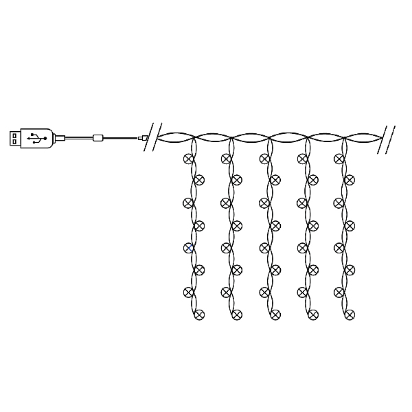 Гирлянда Feron CL590 41636