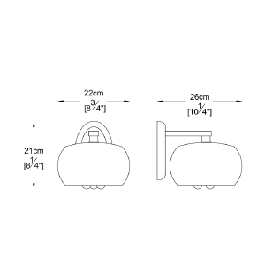 Настенное бра Zumaline Crystal W0076-01D-F4FZ