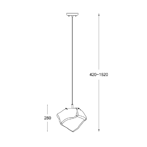 Светильник подвесной Zumaline Rock P0488-01A-F4AC