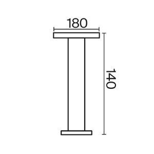 Уличный наземный светильник Maytoni Wald O420FL-L12GF