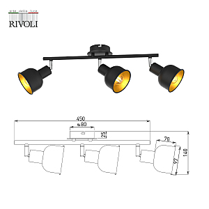 Светильник спот Rivoli Jessica 7050-703