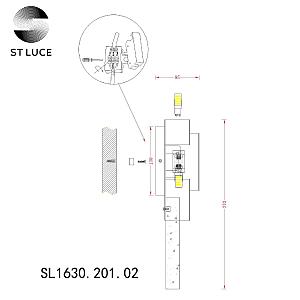 Настенное бра ST Luce Cesena SL1630.201.02