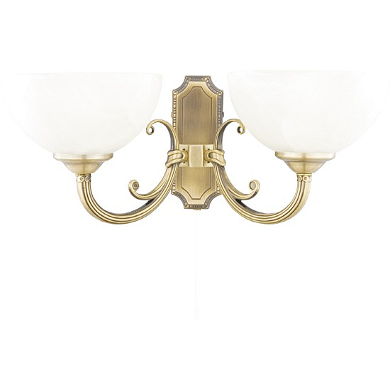 Настенное бра Arte Lamp WINDSOR WHITE A3777AP-2AB