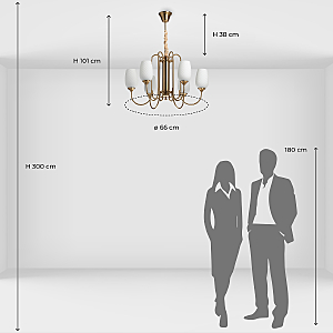 Подвесная люстра MW Light Палермо 386018006