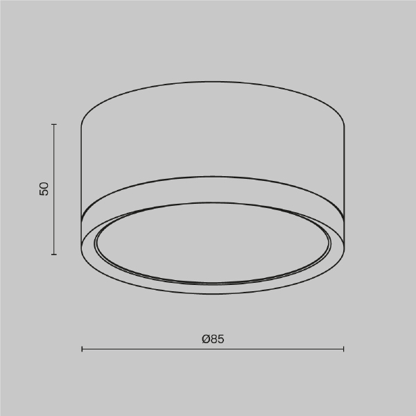 Накладной светильник Maytoni Hoop C086CL-GX53-SRD-WS