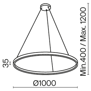 Подвесная люстра Maytoni Rim MOD058PL-L54B3K