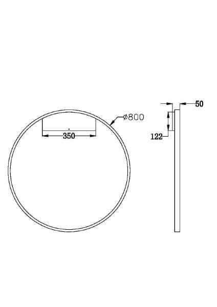 Настенный светильник Maytoni Rim MOD058WL-L50BS3K