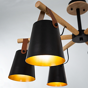 Потолочная люстра Arte Lamp Thomas A7032PL-6BK