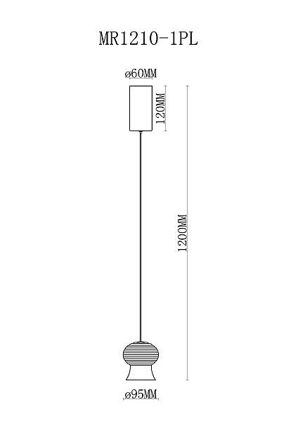 Светильник подвесной MyFar Jane MR1210-1PL