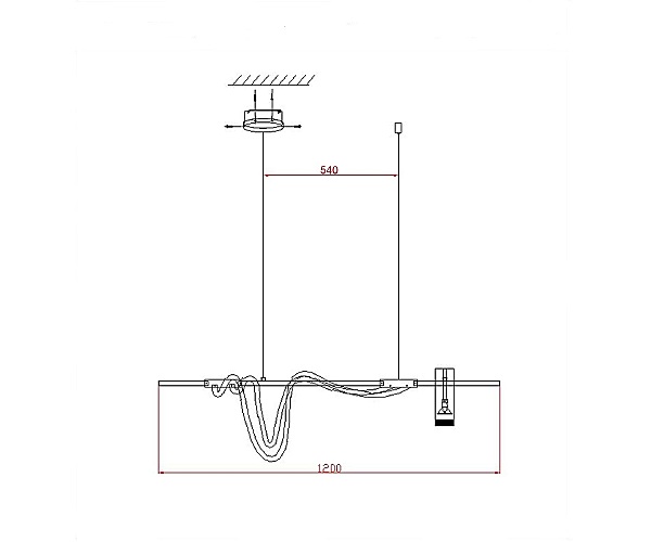 Светильник подвесной KINK Light Кайли 08039-120A,19