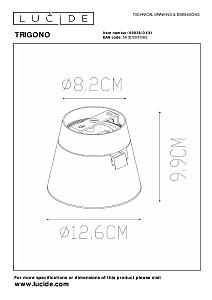 Светильник спот Lucide Trigono 09936/01/31