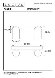 Светильник спот Lucide Punch 13958/02/30
